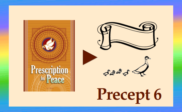 Prescription for Peace - Precept 6