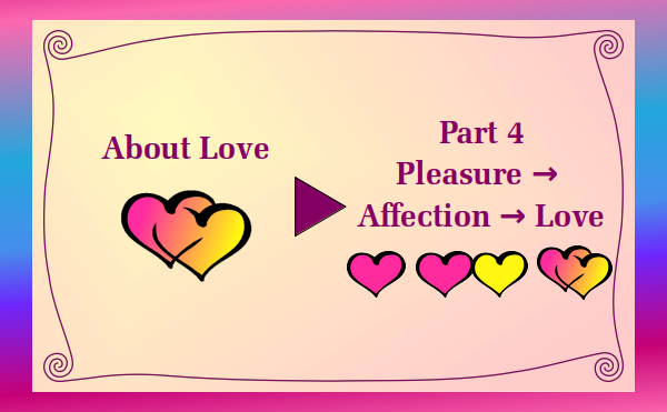 watch video - About Love - Part 4 Pleasure to Affection to Love - Watch and listen