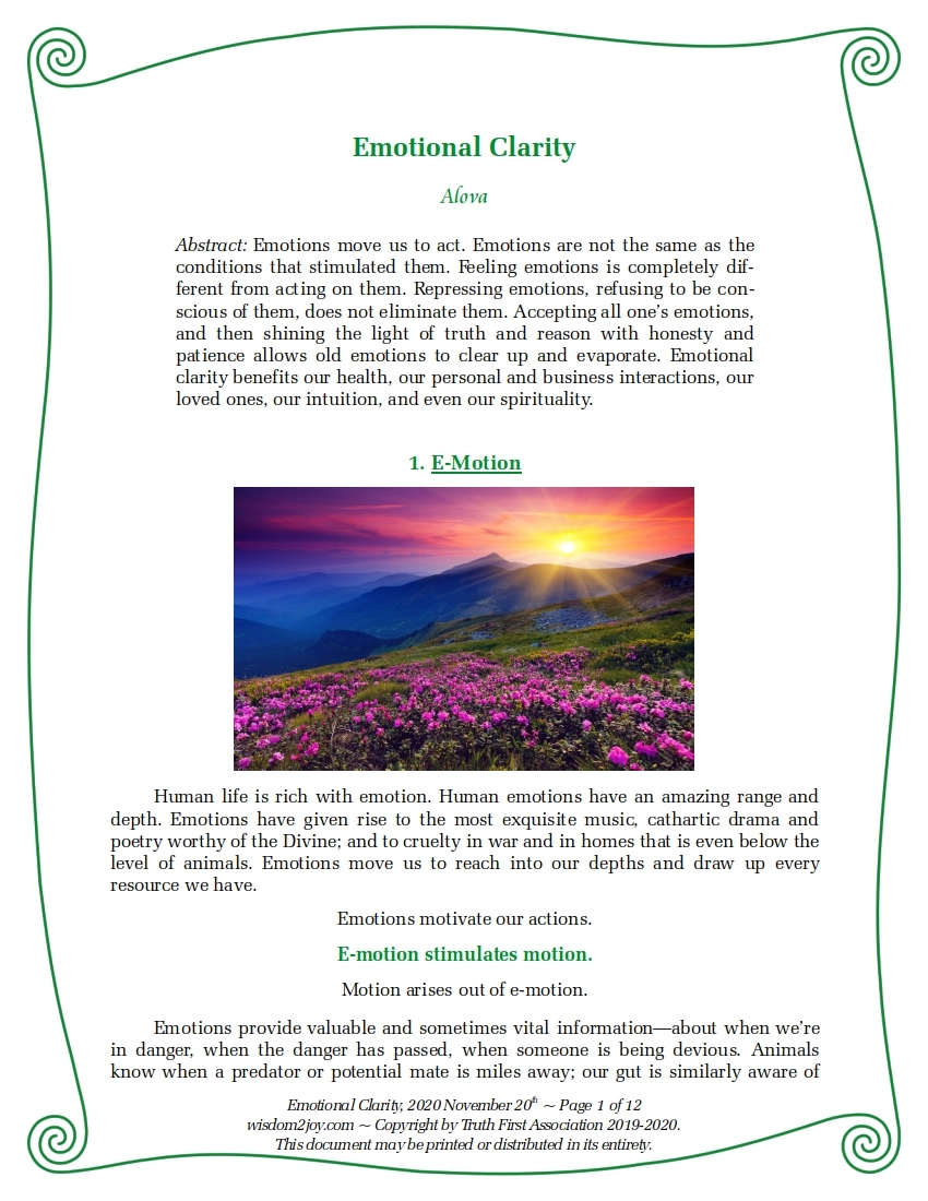 Read paper - Emotional Clarity