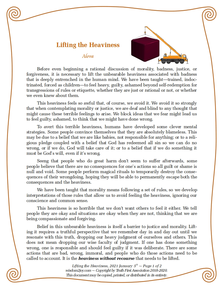 Read paper - Lifting the Heaviness